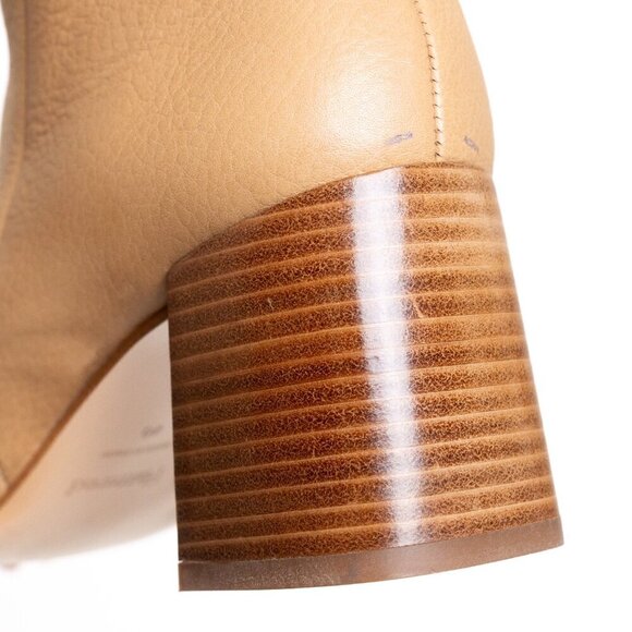 Flattered Leather Boot Cognac Cream Beige Ankle Bootie Remi EU 40 - Picture 12 of 16
